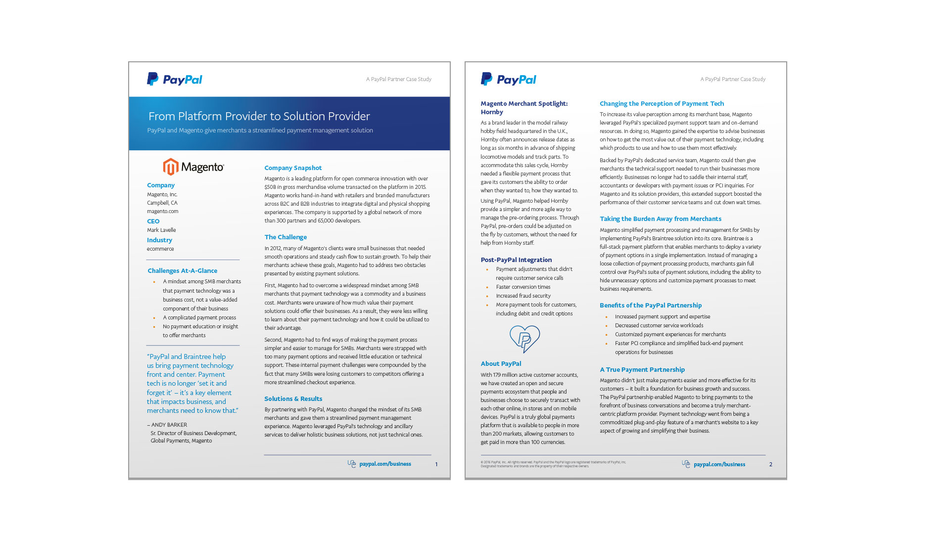 paypal email case study - access marketing company