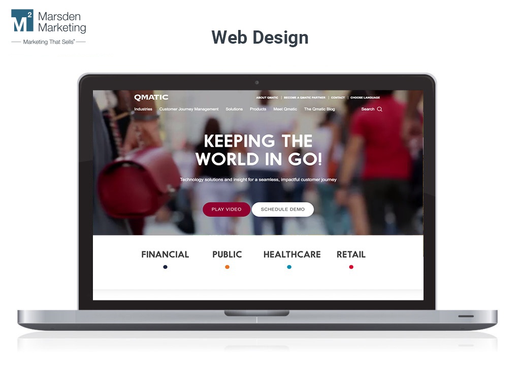 Qmatic Web Design | Marsden