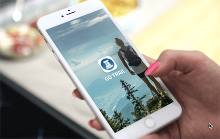 Go Trail App Design