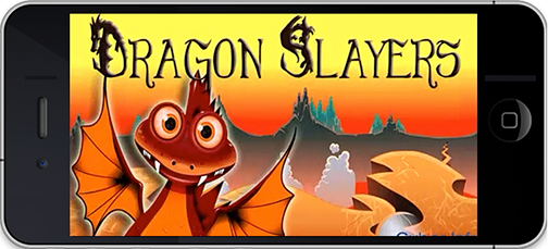 Dragon Slayers Mobile App Design Example