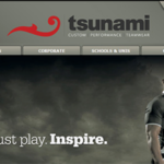 tsunami website design example